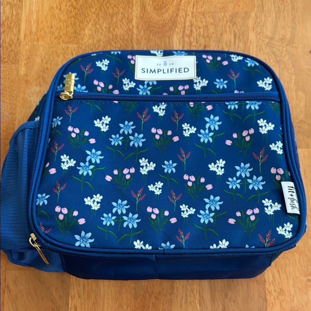 Blue Floral Women's Bag